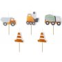 Kuchenkerzen - Truck Party - 5er-Pack