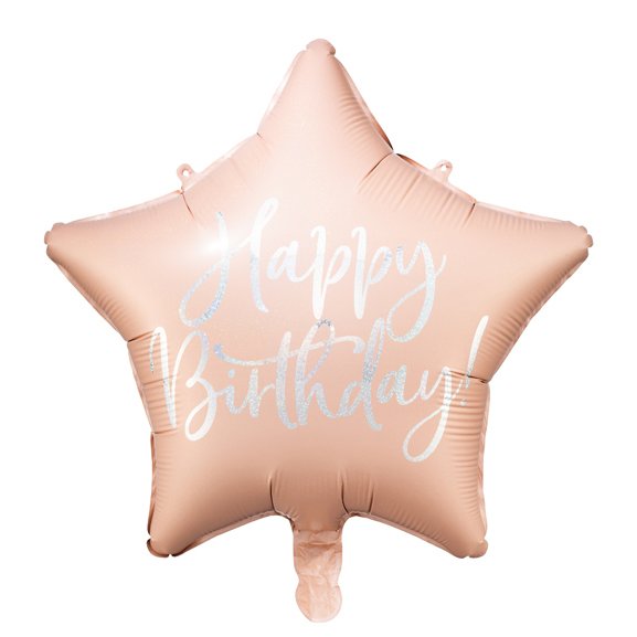 Folienballon - Happy Birthday - Rosa/Irisierend Folienballon - Happy Birthday - Rosa/Irisierend