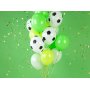 Luftballons - Pastellwei - Fuball - 6er-Pack