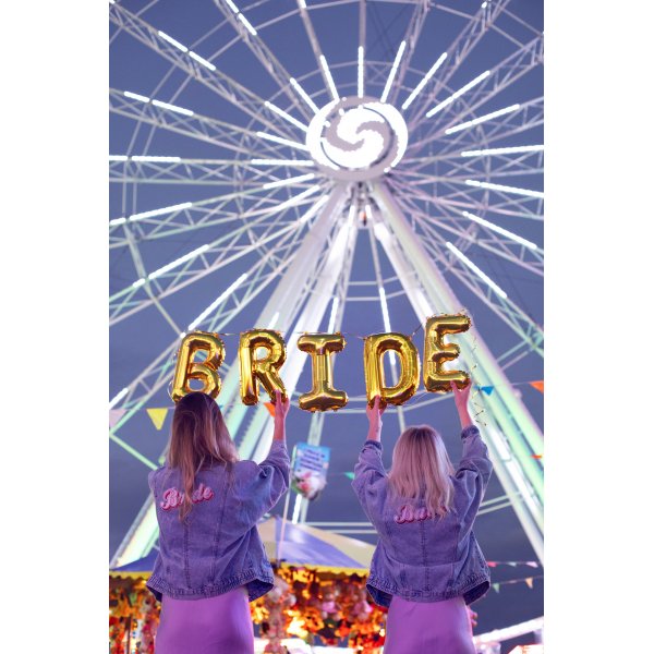 Buchstabenballons - Gold - 35 cm