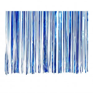 Türvorhang - Blaue Folie - 2,4x1m Türvorhang - Blaue Folie - 2,4x1m