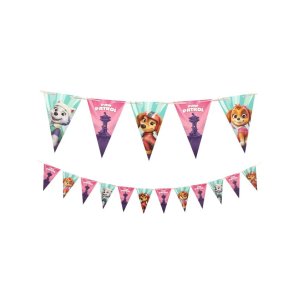 Wimpelgirlande - Paw Patrol - Rosa - 1,9 m Wimpelgirlande - Paw Patrol - Rosa - 1,9 m