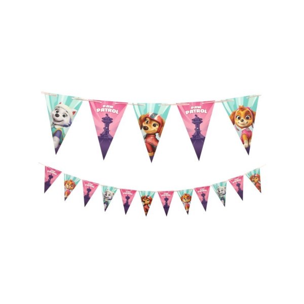 Wimpelgirlande - Paw Patrol - Rosa - 1,9 m Wimpelgirlande - Paw Patrol - Rosa - 1,9 m