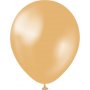 Mini-Luftballons einfarbig - Premium 13 cm - Metallic-Gold - 25er-Pack