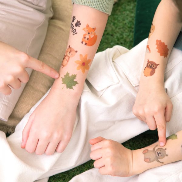 Tattoos - Freunde des Waldes - 20 Stk Tattoos - Freunde des Waldes - 20 Stk