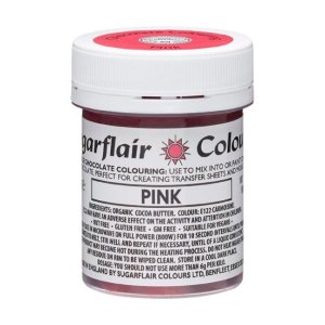 Schokoladenfarbe Rosa - 35 g - Sugarflair Schokoladenfarbe Rosa - 35 g - Sugarflair