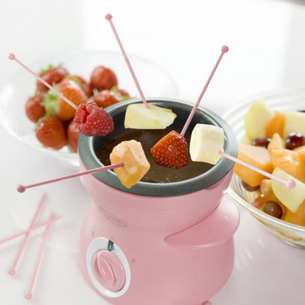 Schokoladenfondue-Set - Pink - Bestron Sweet Dreams - 0,3 Liter Schokoladenfondue-Set - Pink - Bestron Sweet Dreams - 0,3 Liter