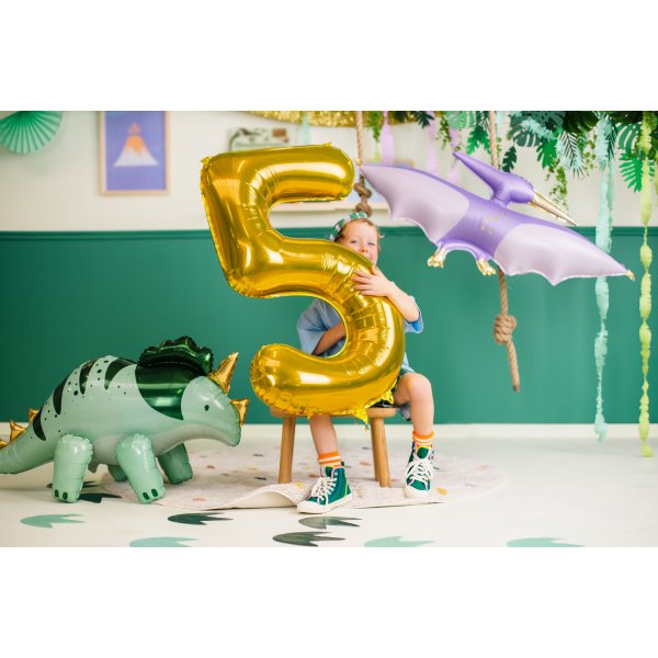 Zahlenballon - Gold - 86 cm