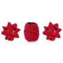 Geschenkkordel und Schleifen - Rot-Mix - 3er-Pack