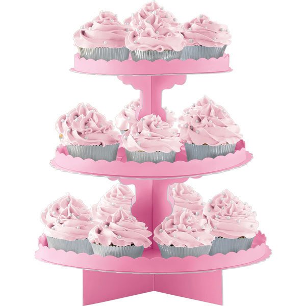 Cupcake-Ständer - Hellrosa Cupcake-Ständer - Hellrosa