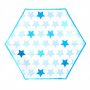 Pappteller - Sterne - Blau - 8er-Pack
