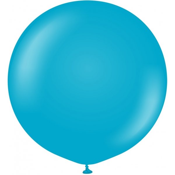 Luftballons schlicht - Premium 60 cm - Blaues Glas