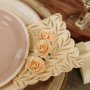 Kaffeeservietten - Rosa mit goldenen Details - 20er-Packung Kaffeeservietten - Rosa mit goldenen Details - 20er-Packung