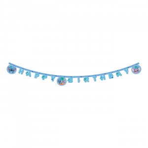 Girlande Alles Gute zum Geburtstag, Stitch & Angel Girlande Alles Gute zum Geburtstag, Stitch & Angel