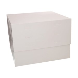 Tortenbox mit verstellbarer Höhe 30 x 30 x 20-28 cm - Wilton Tortenbox mit verstellbarer Höhe 30 x 30 x 20-28 cm - Wilton