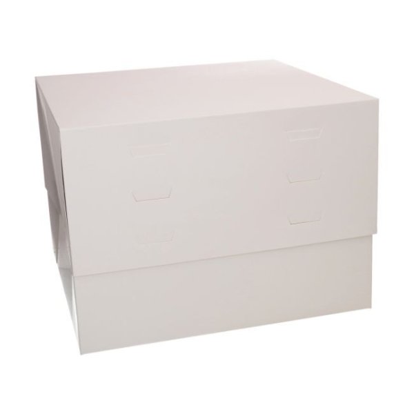 Tortenbox mit verstellbarer Höhe 30 x 30 x 20-28 cm - Wilton Tortenbox mit verstellbarer Höhe 30 x 30 x 20-28 cm - Wilton