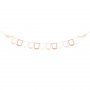 Fotogirlande - Storch - Rosa/Gold