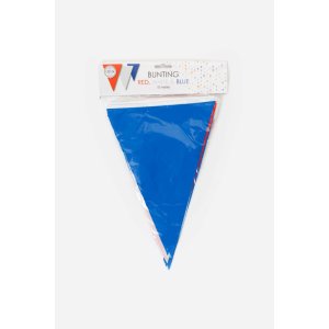 Flaggengirlande - Rot/Weiß/Blau - 20 x 30 cm Flaggen - 10 m Flaggengirlande - Rot/Weiß/Blau - 20 x 30 cm Flaggen - 10 m