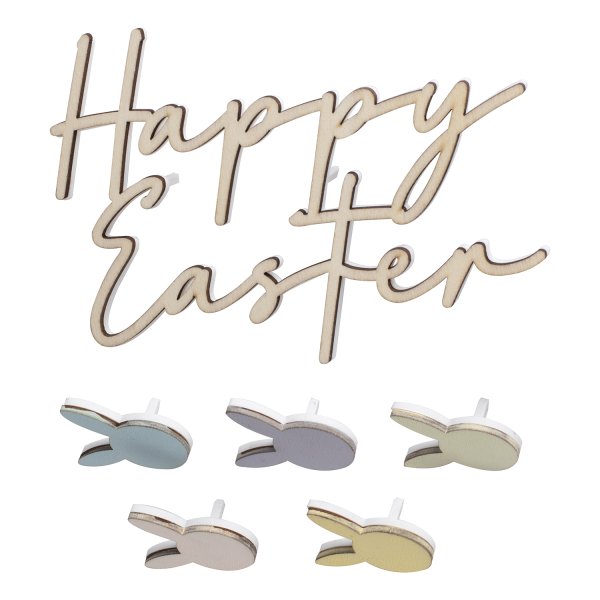 Tortenaufsatz / Spiegelaufsatz - Frohe Ostern - Holz Tortenaufsatz / Spiegelaufsatz - Frohe Ostern - Holz