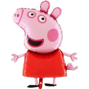 Folienballon - Greta Pig - Form - 76 cm Folienballon - Greta Pig - Form - 76 cm