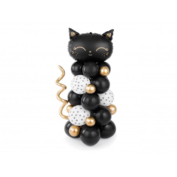 Ballonsule - Cat Party - Schwarz