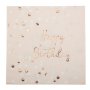 Happy Birthday Servietten - Ros�gold - 16er-Packung