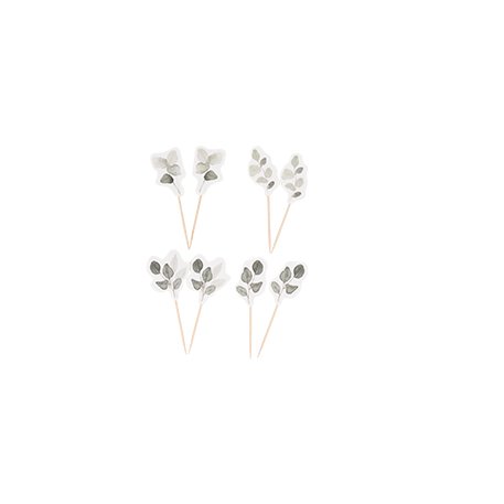 Dekorative Stäbe - Blumen - 8er-Pack Dekorative Stäbe - Blumen - 8er-Pack