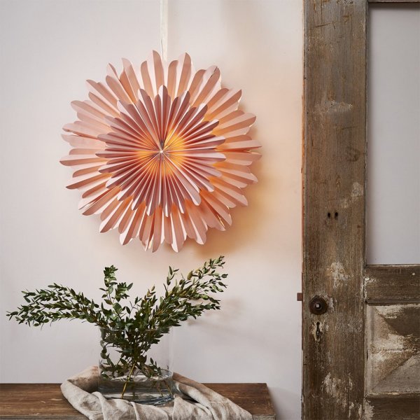 Weihnachtsstern - KRISTALL 50 cm - Rosa Weihnachtsstern - KRISTALL 50 cm - Rosa