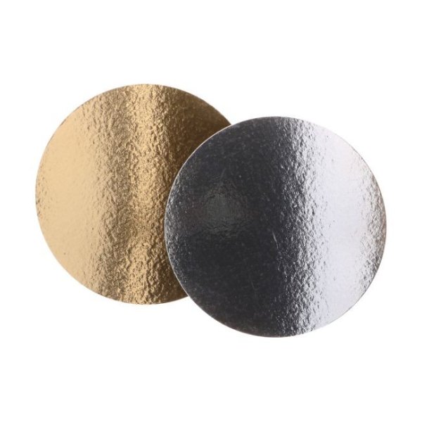 Dünne Kuchenform - Gold/Silber - Großpackung mit 100 Stück - 26 cm - FunCakes Dünne Kuchenform - Gold/Silber - Großpackung mit 100 Stück - 26 cm - FunCakes