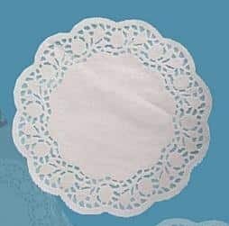 Kuchenpapier Weiß - 29 cm - 8er-Packung Kuchenpapier Weiß - 29 cm - 8er-Packung