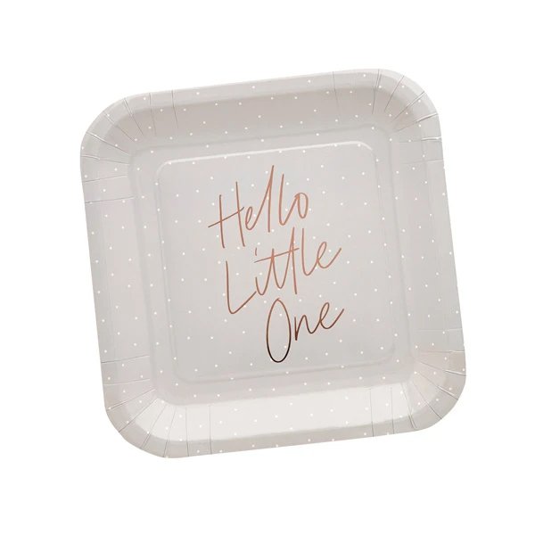 Pappteller - Hello Little One - 10er-Pack Pappteller - Hello Little One - 10er-Pack