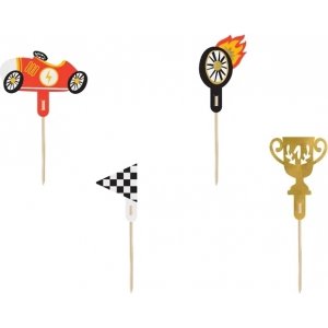 Kuchenspie�e - Racing - 4er-Pack
