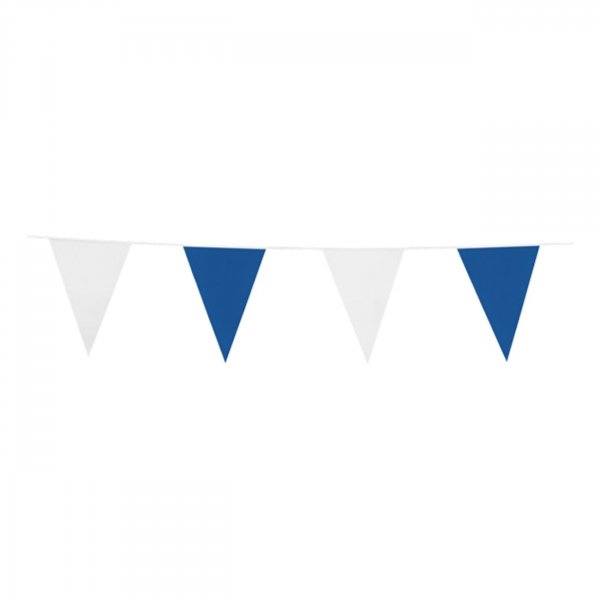 Girlande - Wimpel - Blau/Weiß - 3 m Girlande - Wimpel - Blau/Weiß - 3 m