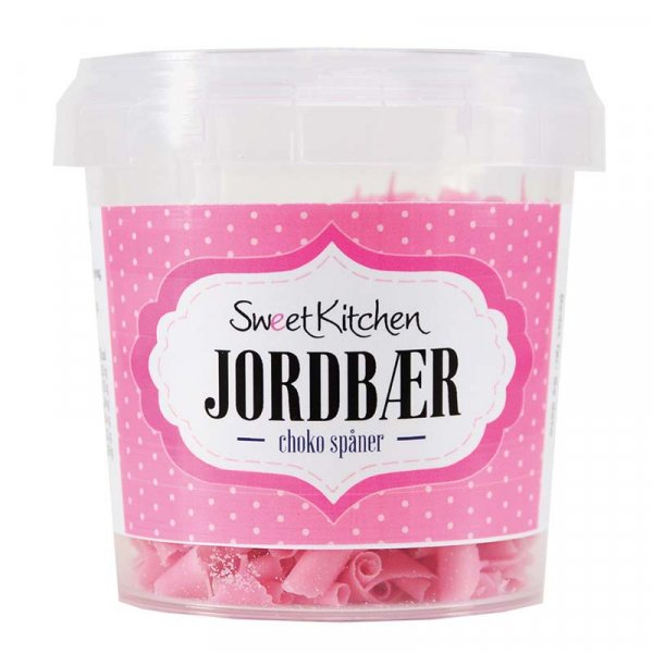 Schokoladenst�ckchen - Erdbeergeschmack - Rosa - SweetKitchen - 35 g