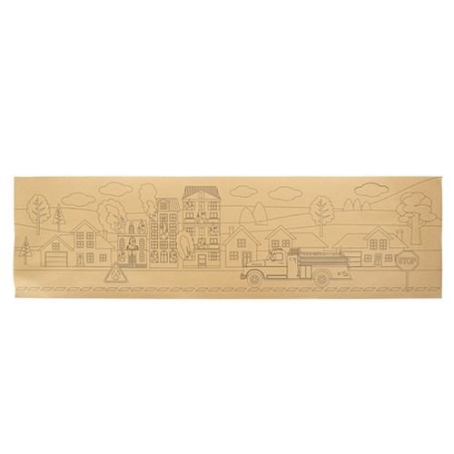 Ausmalbild Feuerwehrmann - 40 cm x 1,40 m Ausmalbild Feuerwehrmann - 40 cm x 1,40 m