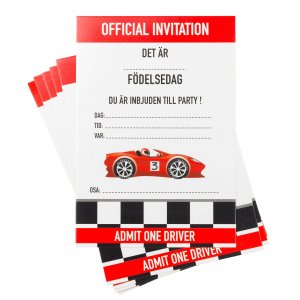 Einladungskarten - Auto 8er-Pack mit Umschlägen (10,5x14,8 cm) Einladungskarten - Auto 8er-Pack mit Umschlägen (10,5x14,8 cm)
