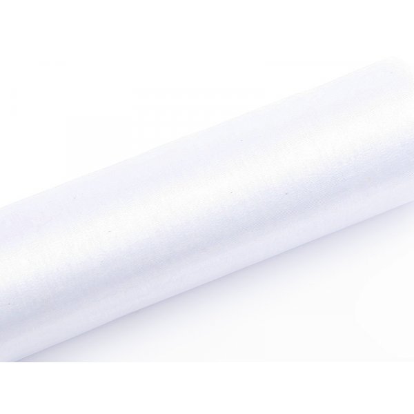 Organzastoff - 0,16 x 9 m - Wei�