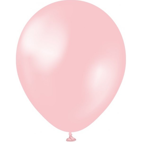 Mini-Luftballons schlicht - Premium 13 cm - Perlrosa