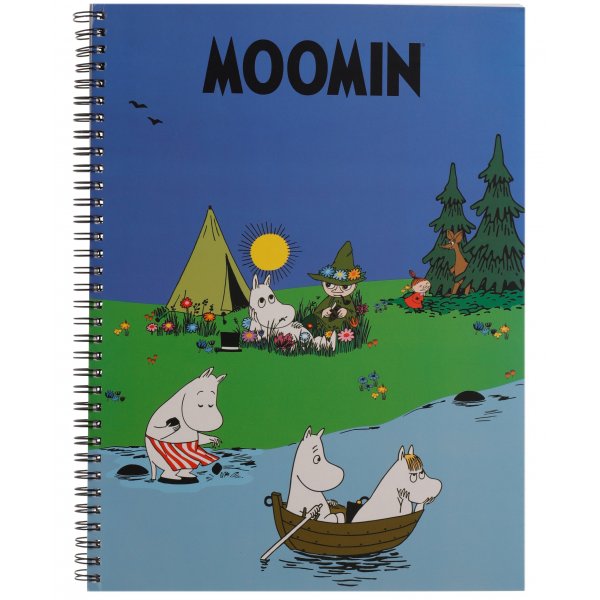 Spiralnotizbuch A4 - FSC Forest Moomin Spiralnotizbuch A4 - FSC Forest Moomin