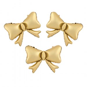 Folienballon - Schleifen - Gold - 3er-Pack Folienballon - Schleifen - Gold - 3er-Pack