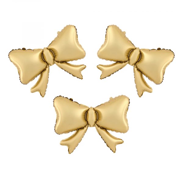 Folienballon - Schleifen - Gold - 3er-Pack Folienballon - Schleifen - Gold - 3er-Pack