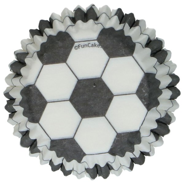 Mini-Muffinformen - Fußball - FunCakes - 100er-Packung Mini-Muffinformen - Fußball - FunCakes - 100er-Packung