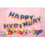 Ballongirlande - Regenbogen - "Happy Birthday"