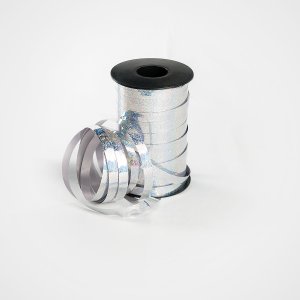 Ballonschnur - Glitzer - Silber - 250 m Ballonschnur - Glitzer - Silber - 250 m