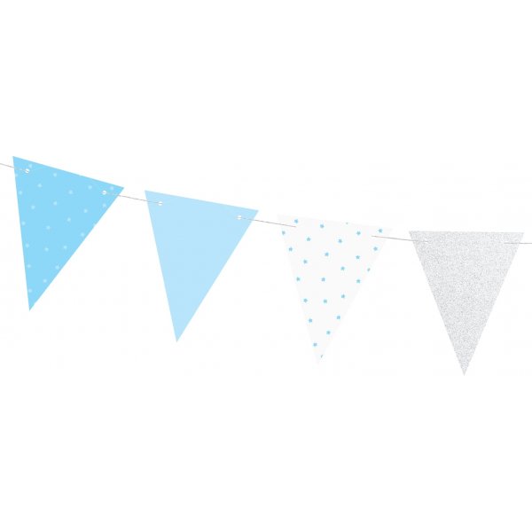 Wimpel - Blau/Silber Wimpel - Blau/Silber