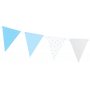 Wimpel - Blau/Silber