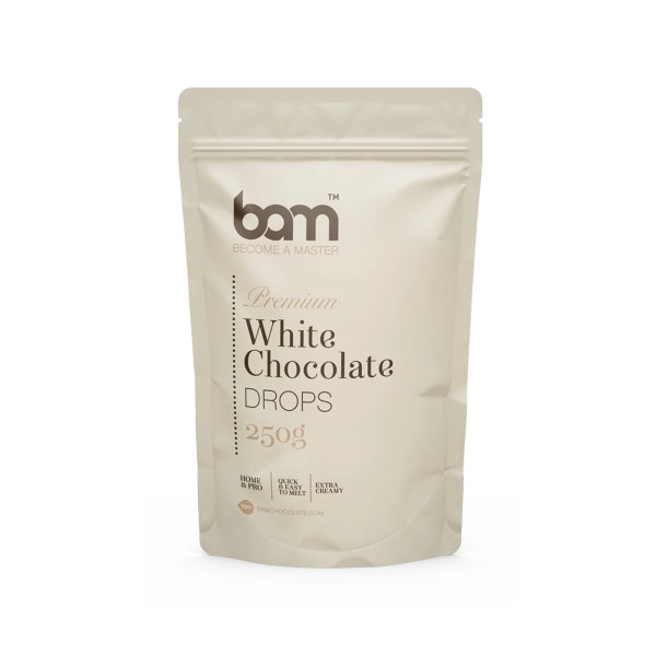 Weiße Schokolade - BAM - 250 g Weiße Schokolade - BAM - 250 g