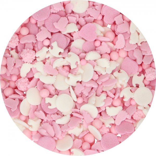 Streuselmischung - Baby Pink - Funcakes - 50 g Streuselmischung - Baby Pink - Funcakes - 50 g
