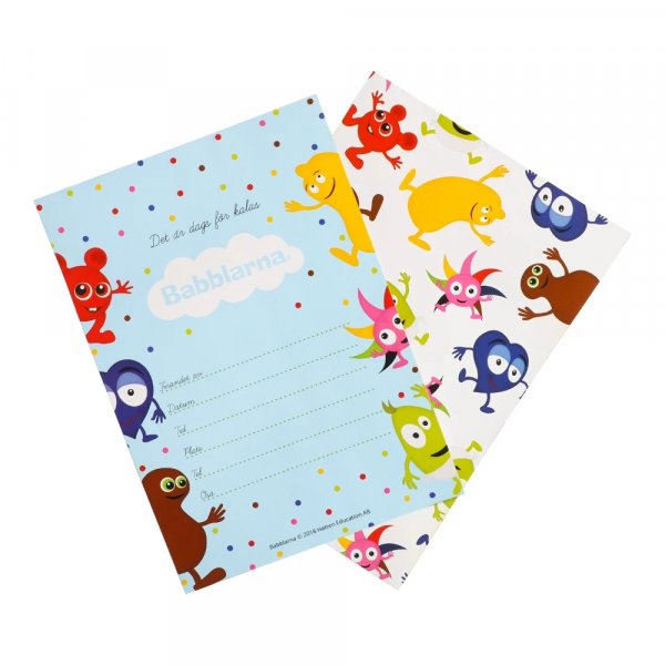 Einladungskarten - Babblarna - 8er-Pack Einladungskarten - Babblarna - 8er-Pack