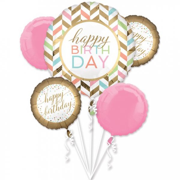 Ballonstrau - Alles Gute zum Geburtstag - Konfetti-Spa